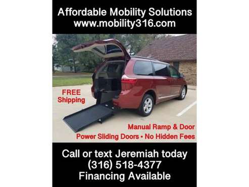 2017 Toyota Sienna LE 29k Wheelchair Mobility Handicap ADA Compliant... for sale in Wichita, OH