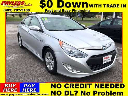 2015 HYUNDAI SONATA*$0 Down WAC/ Your Trade - cars & trucks - by... for sale in WARR ACRES, OK