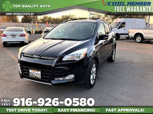 2014 Ford Escape Titanium SUV for only $12,495 - cars & trucks - by... for sale in Rancho Cordova, CA