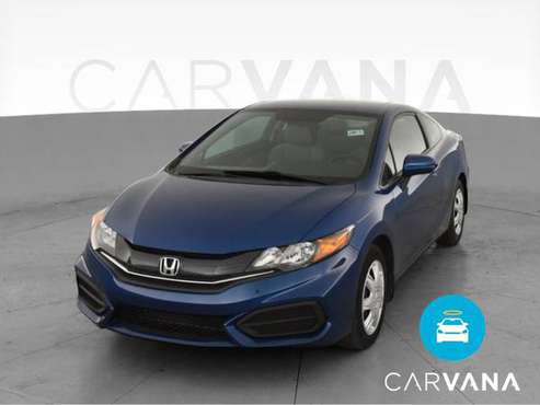 2014 Honda Civic LX Coupe 2D coupe Blue - FINANCE ONLINE - cars &... for sale in NEW YORK, NY