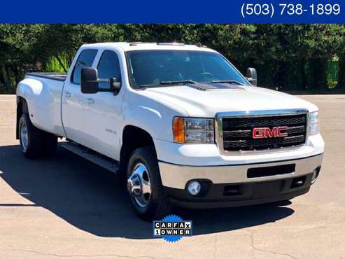 2011 GMC SIERRA SLT 4DR CREW CAB 3500 HD 4X4 DIESEL DULLY LB with for sale in Gladstone, OR