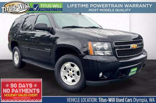 2012 Chevrolet Tahoe 4x4 4WD Chevy LT SUV - cars & trucks - by... for sale in Olympia, WA