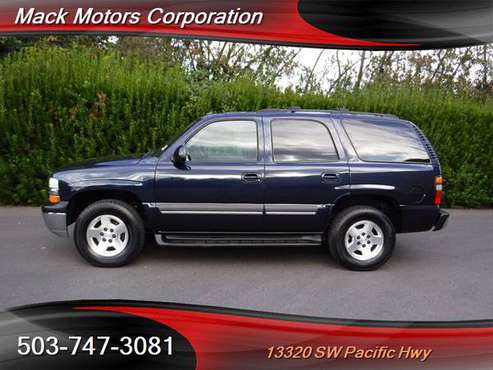 2004 Chevrolet Tahoe LT Flex Fuel 3rd Row Leather Moon Roof Running Bo for sale in Tigard, OR