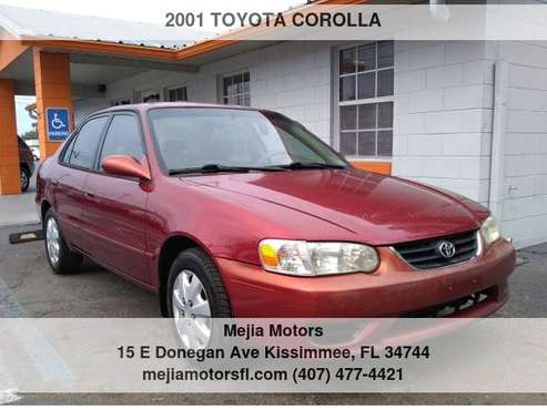 2001 TOYOTA COROLLA CE CASH DEALS LOW PRICES - cars & trucks - by... for sale in Kissimmee, FL