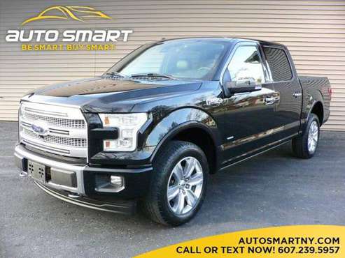 17 Ford F150 Platinum Ed. Crew, 4WD, 3.5L EcoBoost, Mint! We... for sale in binghamton, NY