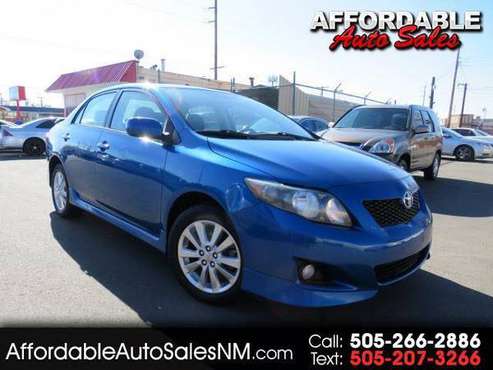 2009 Toyota Corolla S 4-Speed AT -FINANCING FOR ALL!! BAD CREDIT... for sale in Albuquerque, NM