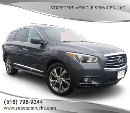 2013 Infiniti JX35 AWD 3rd row (Streeters open 7 days) - cars & for sale in queensbury, NY