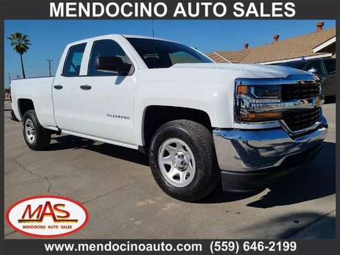 2018 Chevrolet Chevy Silverado 1500 Work Truck Double Cab 2WD - cars for sale in Parlier, CA