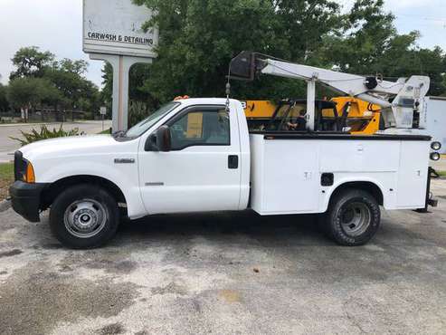 2006 Ford F350 Service Truck with Auto Crane - - by for sale in Daytona Beach, FL