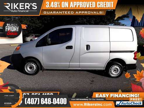 $153/mo - 2015 Nissan NV200 S Cargo Van - 100 Approved! - cars &... for sale in Kissimmee, FL