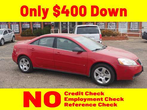 2007 RED PONTIAC G6 for $400 Down - cars & trucks - by dealer -... for sale in Lubbock, TX