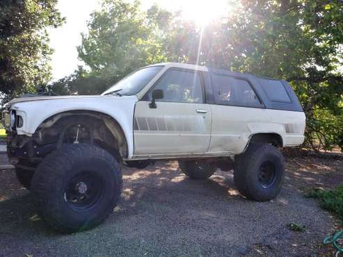 85 4runner solid axle 22re for sale in Chico, CA