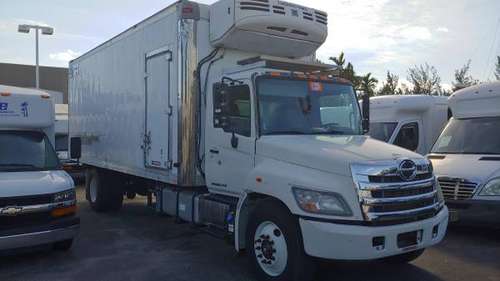 2012 Hino 338 24 reefer box truck - - by dealer for sale in Miami, FL