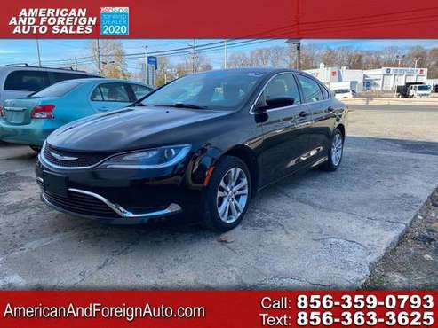 2016 Chrysler 200 4dr Sdn Limited FWD - cars & trucks - by dealer -... for sale in Delran, PA
