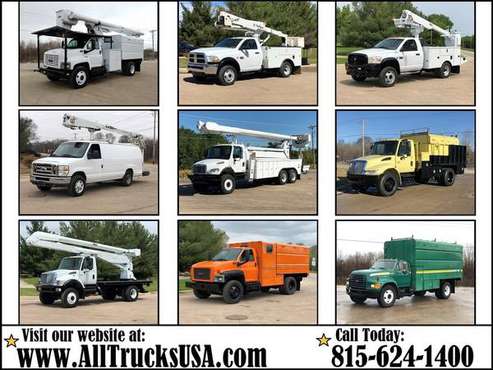 Bucket Boom Forestry Dump Trucks + FORD GMC DODGE CHEVY Altec HiRanger for sale in Waterloo, IA