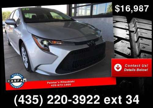 2020 Toyota Corolla Le - cars & trucks - by dealer - vehicle... for sale in Saint George, UT