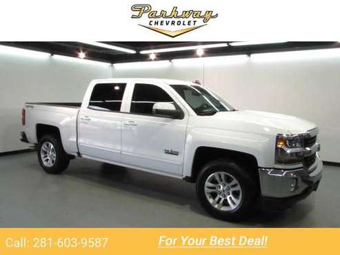 2017 Chevy Chevrolet Silverado 1500 LT pickup Summit White for sale in Tomball, TX