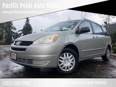 2004 Toyota Sienna CE 7 Passenger 4dr Mini Van We work with all... for sale in Lakewood, WA