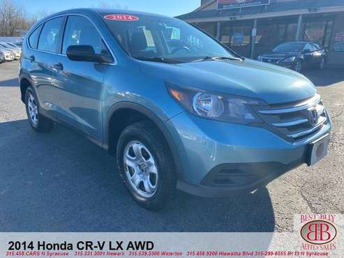 2014 HONDA CR-V LX AWD! BACK UP CAMERA! COME TEST DRIVE TODAY!! -... for sale in N SYRACUSE, NY
