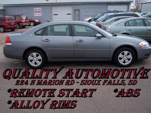 **2008 CHEVY IMPALA LT REMOTE START**WE FINANCE**BAD CREDIT OK!!** for sale in Sioux Falls, SD