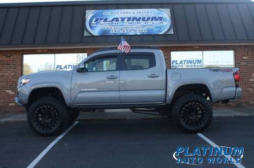 LIFTED-->2018 TOYOTA TACOMA DOUBLE CAB 4X4 TRD SPORT - cars & trucks... for sale in Fredericksburg, VA