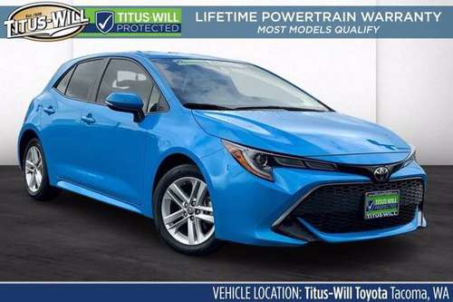 2019 Toyota Corolla Hatchback SE Hatchback - - by for sale in Tacoma, WA