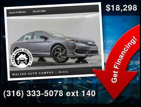 2017 Honda Accord Sedan LX - cars & trucks - by dealer - vehicle... for sale in Wichita, OK