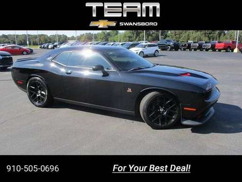 2015 Dodge Challenger R/T Scat Pack coupe Black - cars & trucks - by... for sale in Swansboro, NC