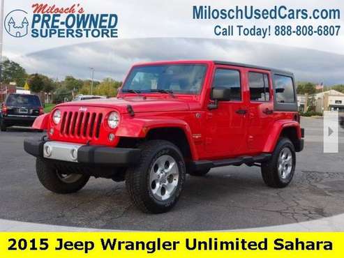 2015 Jeep Wrangler Unlimited Sahara for sale in Lake Orion, MI