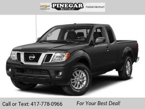 2015 Nissan Frontier SV pickup Black - cars & trucks - by dealer -... for sale in Republic, MO