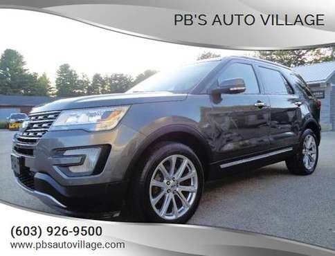 OPEN! 2017 Ford Explorer Limited 4x4 NAV Leather Clean 1-Owner... for sale in Hampton Falls, ME
