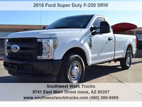 2018 Ford Super Duty F-250 SRW XL 2WD Reg Cab 8' Box - cars & trucks... for sale in Mesa, AZ