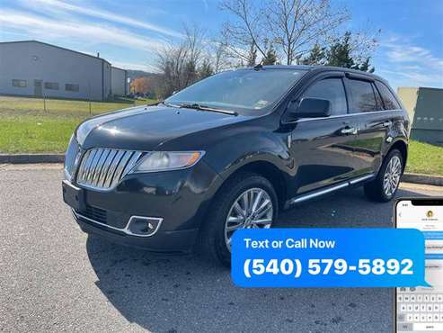 2011 LINCOLN MKX w/ Navi and Panoramic Roof $750 DOWN/ $375 A Month... for sale in Fredericksburg, VA