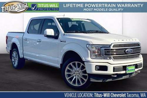2020 Ford F-150 4x4 4WD F150 Truck Limited Crew Cab for sale in Tacoma, WA