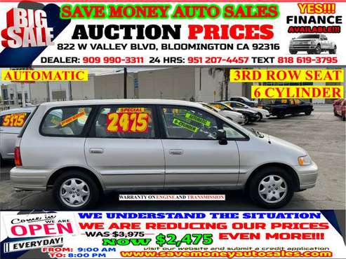 1996 HONDA ODYSSEY>4 CYLDS>AUTOMATIC>CALL909 990331 24HR - cars &... for sale in BLOOMINGTON, CA