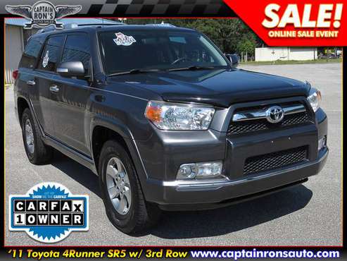 '11 TOYOTA 4RUNNER SR5 w/ V6, Auto, 3rd Row Seating, 1-Owner - SHARP! for sale in Saraland, AL