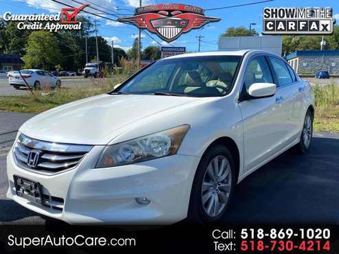2011 Honda Accord Sdn 4dr V6 Auto EX-L 100% CREDIT APPROVAL! - cars... for sale in Albany, NY