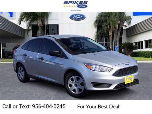 2018 Ford Focus S sedan SILVER - cars & trucks - by dealer - vehicle... for sale in Mission, TX