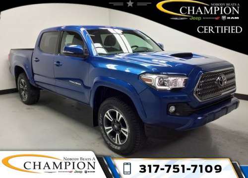 2017 Toyota Tacoma 4WD 4D Double Cab / Truck TRD Sport - cars &... for sale in Indianapolis, IN