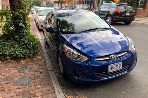 2015 blue Hyundai accent for sale in Brooklyn, NY