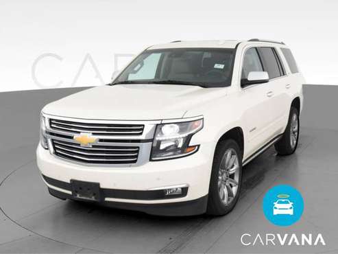 2015 Chevy Chevrolet Tahoe LTZ Sport Utility 4D suv White - FINANCE... for sale in Rochester , NY