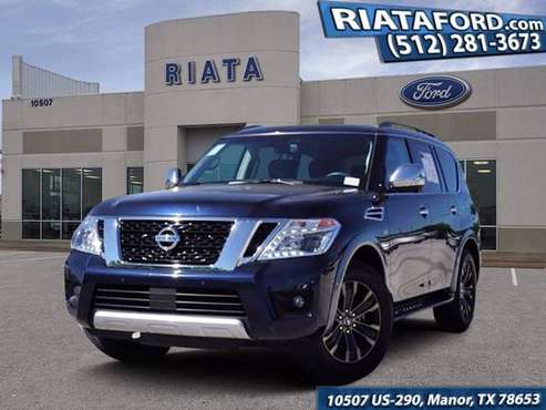 2017 Nissan Armada Hermosa Blue Must See - WOW!!! - cars & trucks -... for sale in Manor, TX