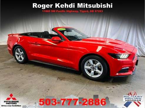 2015 Ford Mustang V6 Convertible - cars & trucks - by dealer -... for sale in Tigard, OR