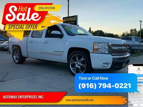 2008 Chevrolet Chevy Silverado 1500 LT1 2WD 4dr Crew Cab 5.8 ft. SB - for sale in Roseville, CA