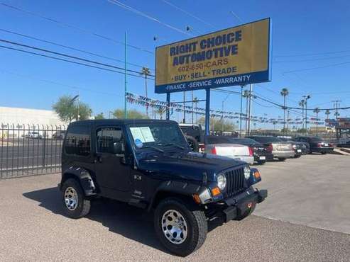 2003 Jeep Wrangler X , hardtop, auto, ONE OWNER CLEAN CARFAX CERTIFI for sale in Phoenix, AZ