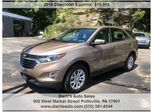 2018 Chevrolet Equinox LS 4x4 15k Miles - cars & trucks - by dealer... for sale in Pottsville, PA