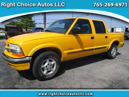 2002 Chevrolet S10 Pickup LS Crew Cab 4WD for sale in Lafayette, IN