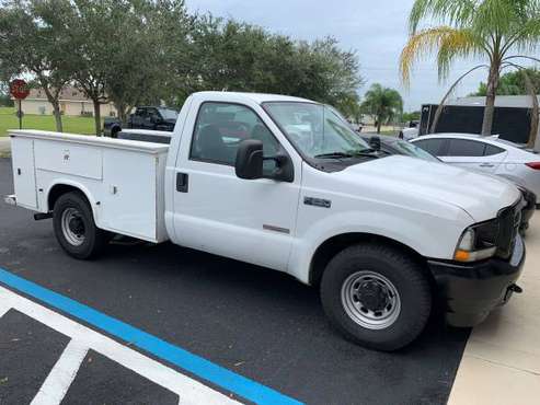2004 F250 Diesel Utility Truck - cars & trucks - by owner - vehicle... for sale in Cape Coral, FL