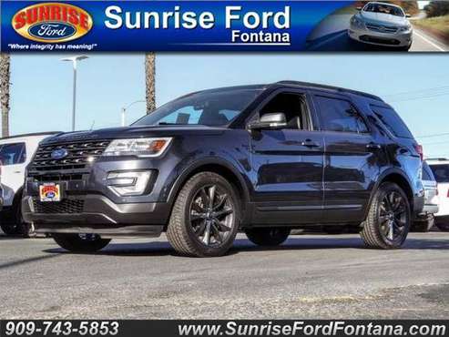 2017 Ford Explorer XLT FWD * CALL TODAY .. DRIVE TODAY! O.A.D. * -... for sale in Fontana, CA