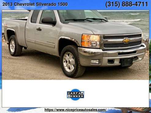 2013 Chevrolet Silverado 1500 4WD Ext Cab 143.5" LT - cars & trucks... for sale in new haven, NY